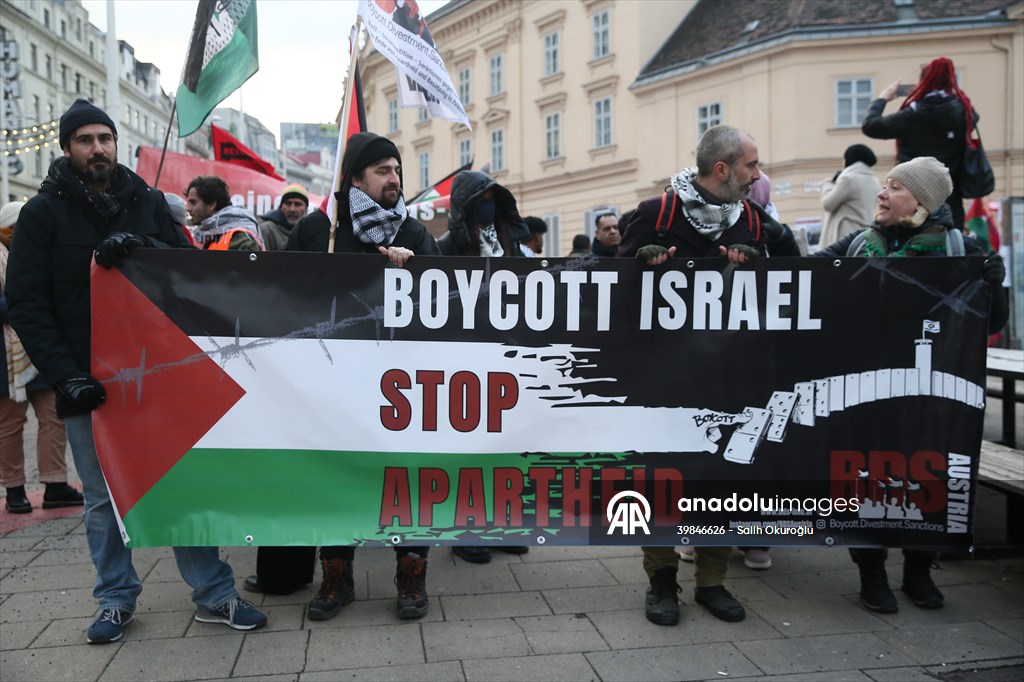 Pro-Palestinian demonstration in Vienna