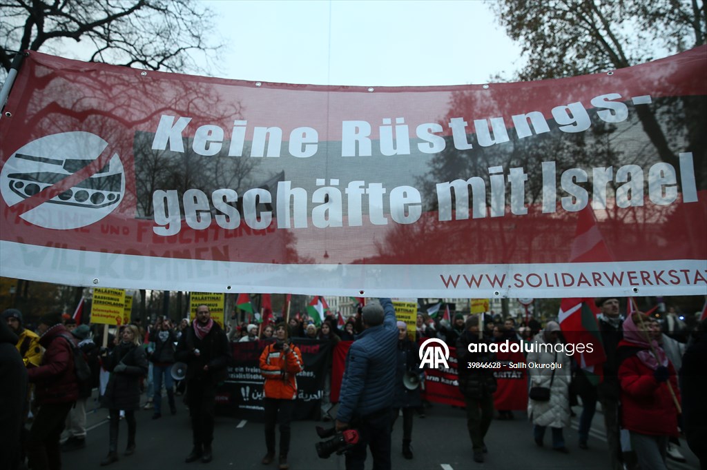 Pro-Palestinian demonstration in Vienna