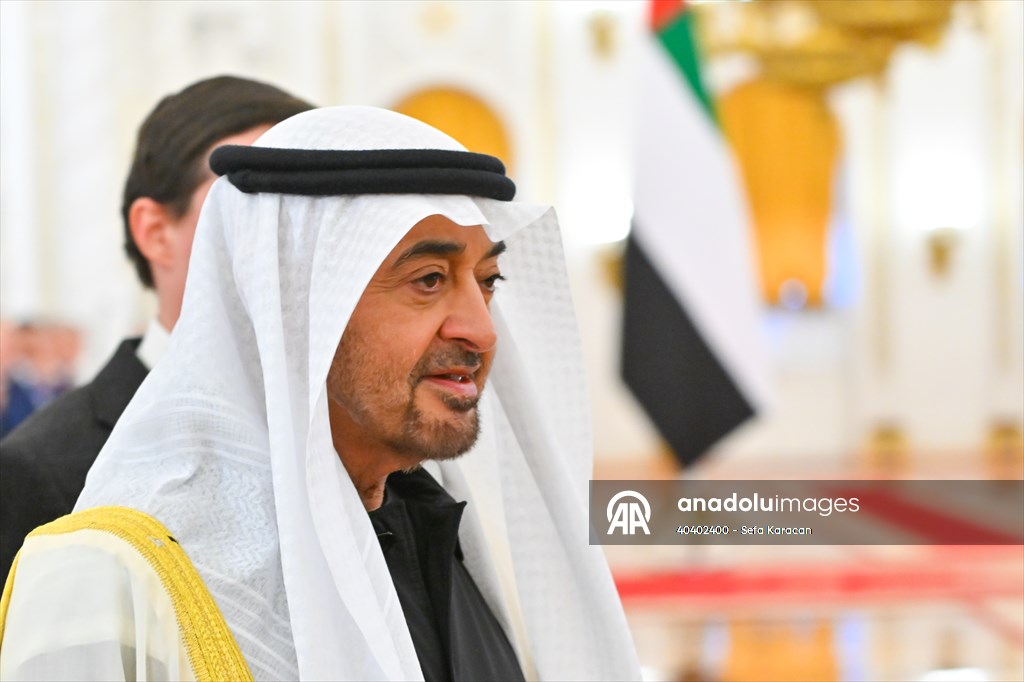 Rusya Devlet Başkanı Putin ile BAE Devlet Başkanı Al Nahyan Moskova’da Görüştü