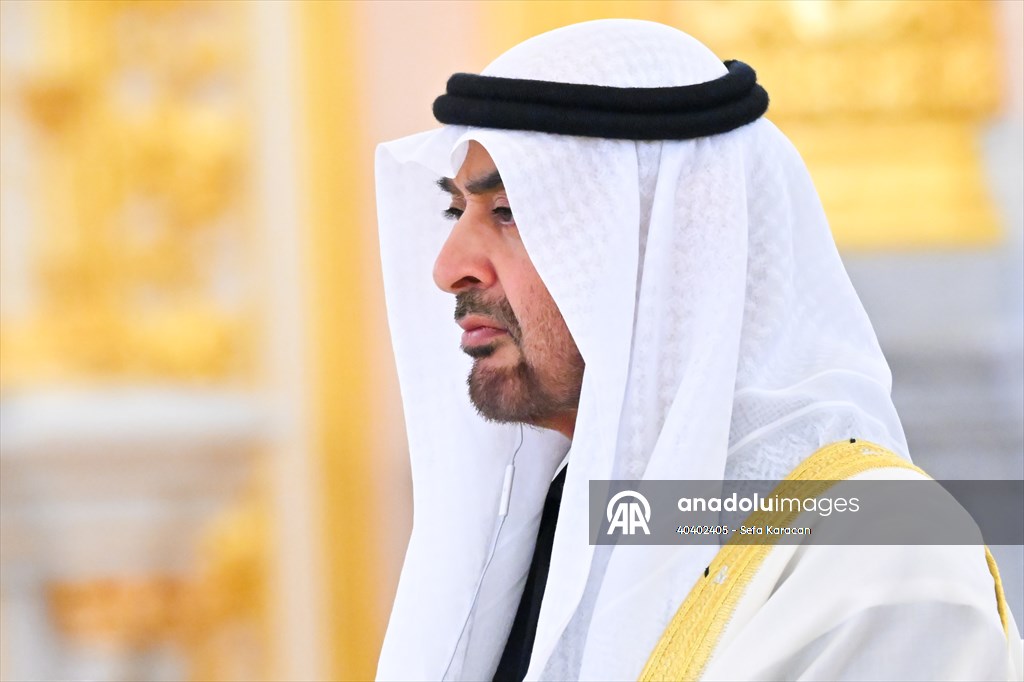 Rusya Devlet Başkanı Putin ile BAE Devlet Başkanı Al Nahyan Moskova’da Görüştü