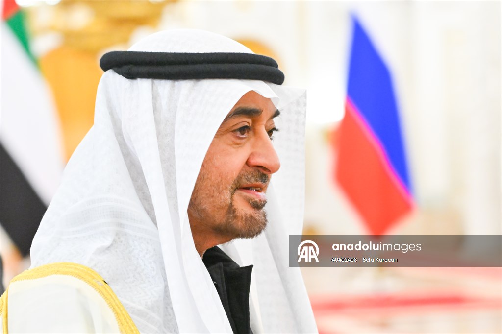 Rusya Devlet Başkanı Putin ile BAE Devlet Başkanı Al Nahyan Moskova’da Görüştü