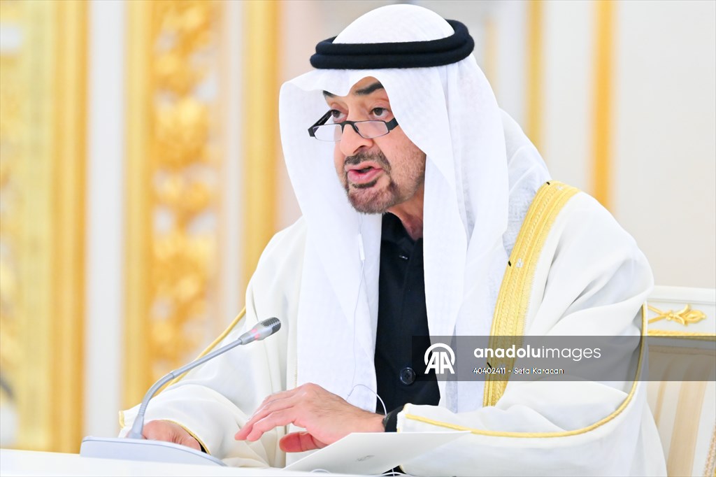 Rusya Devlet Başkanı Putin ile BAE Devlet Başkanı Al Nahyan Moskova’da Görüştü