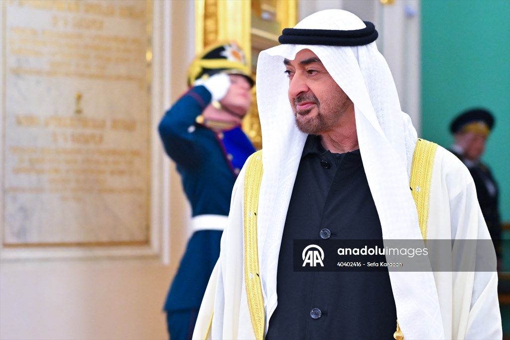 Rusya Devlet Başkanı Putin ile BAE Devlet Başkanı Al Nahyan Moskova’da Görüştü