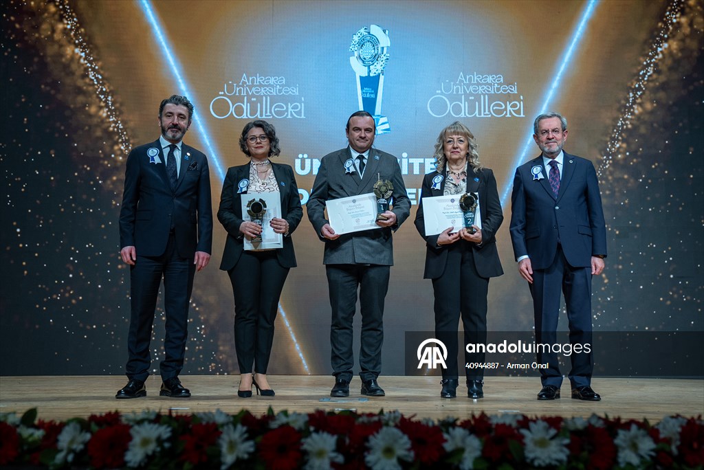 'Ankara Üniversitesi Ödülleri' sahiplerini buldu