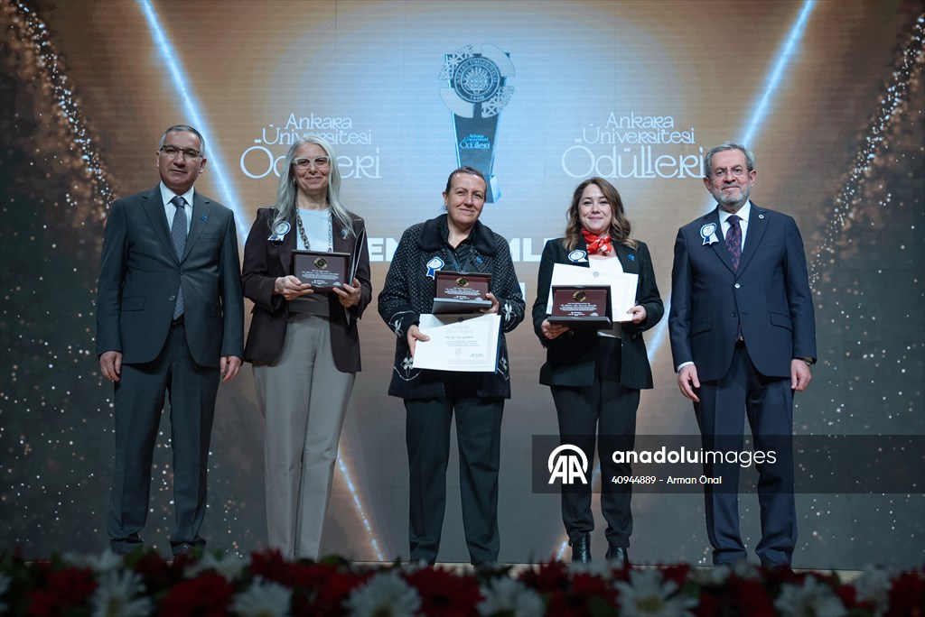 'Ankara Üniversitesi Ödülleri' sahiplerini buldu