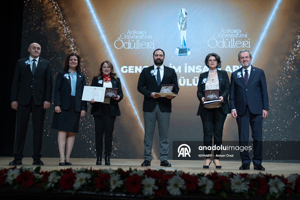 'Ankara Üniversitesi Ödülleri' sahiplerini buldu