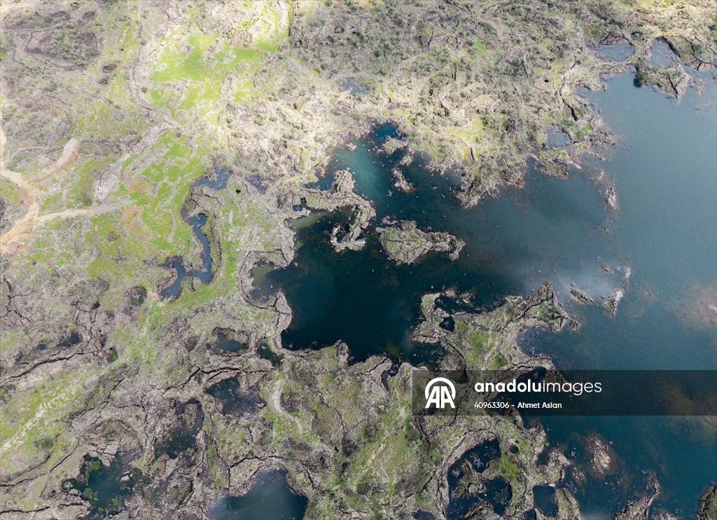 Haydarlar Gölü yağışlarla yeniden canlandı