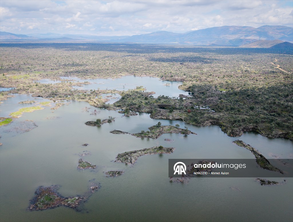 Haydarlar Gölü yağışlarla yeniden canlandı