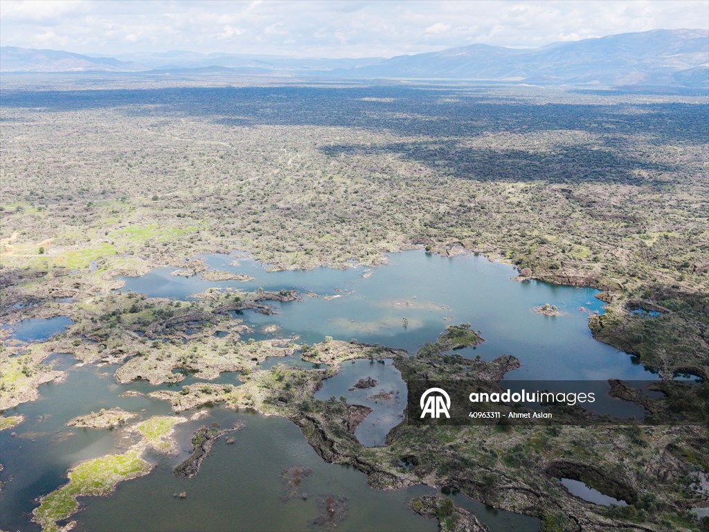 Haydarlar Gölü yağışlarla yeniden canlandı