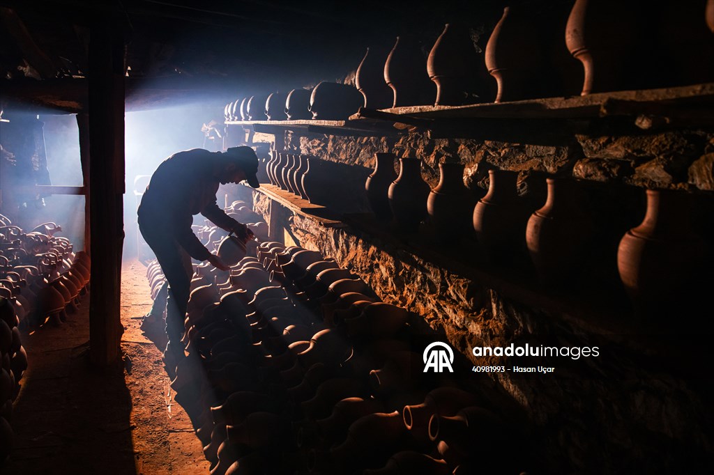 Karacasu’da çömlekçilik geleneği sürdürülüyor