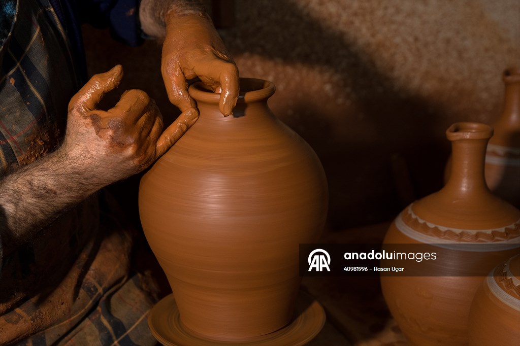 Karacasu’da çömlekçilik geleneği sürdürülüyor