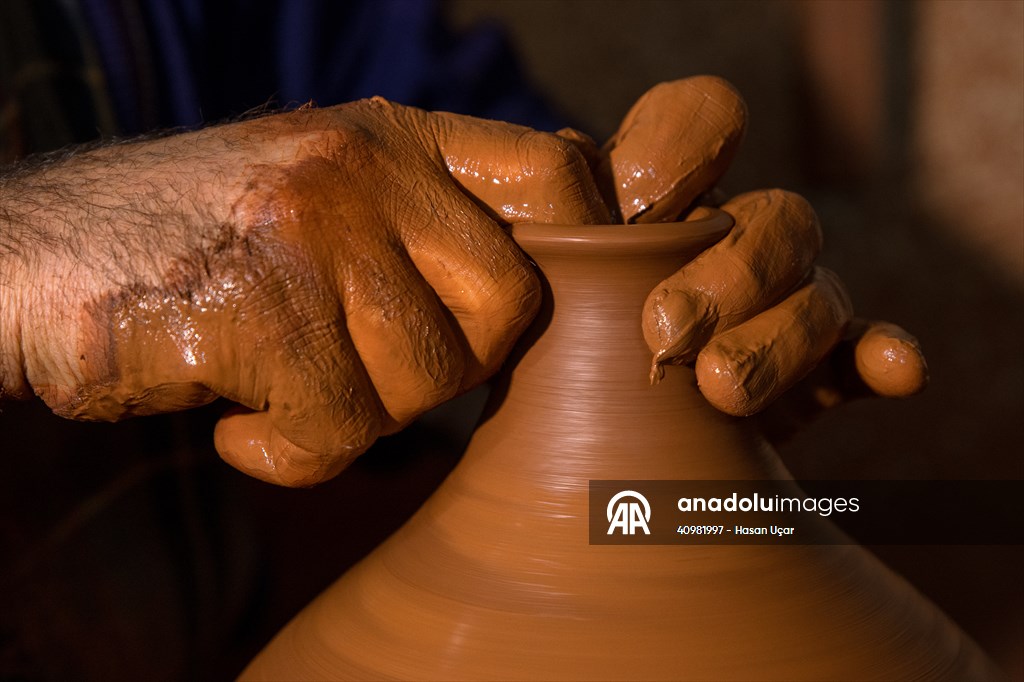Karacasu’da çömlekçilik geleneği sürdürülüyor