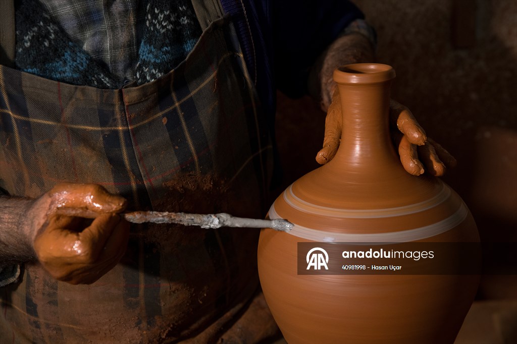 Karacasu’da çömlekçilik geleneği sürdürülüyor
