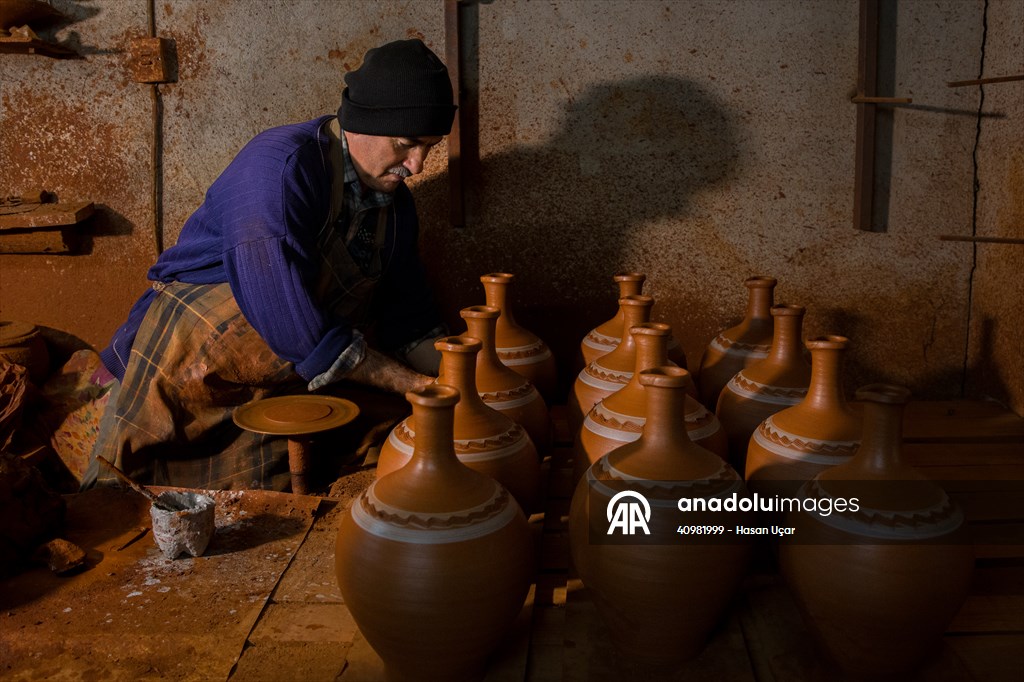 Karacasu’da çömlekçilik geleneği sürdürülüyor