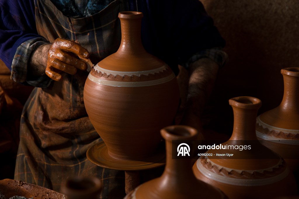 Karacasu’da çömlekçilik geleneği sürdürülüyor