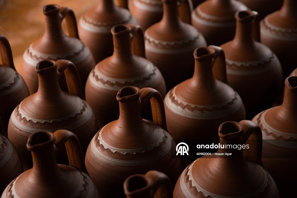 Karacasu’da çömlekçilik geleneği sürdürülüyor