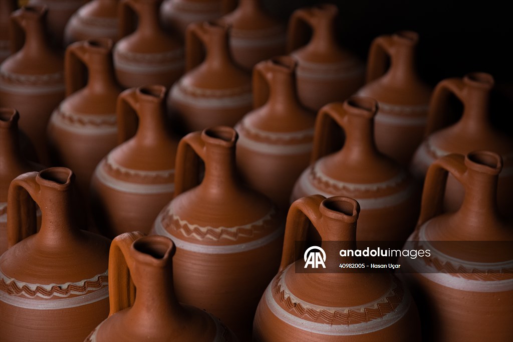 Karacasu’da çömlekçilik geleneği sürdürülüyor