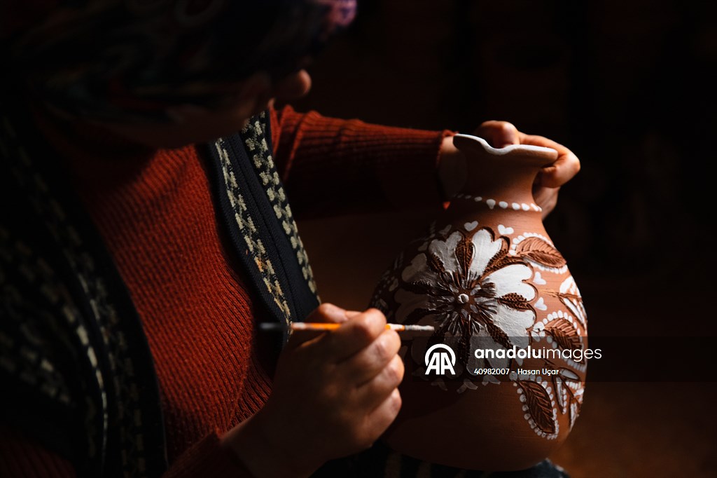 Karacasu’da çömlekçilik geleneği sürdürülüyor