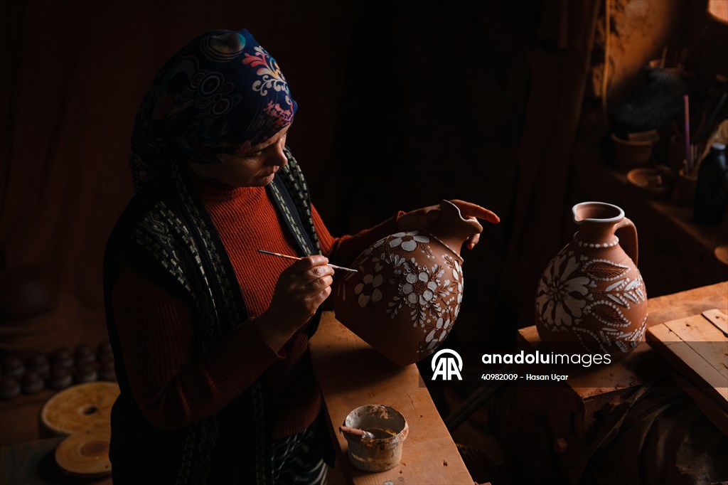 Karacasu’da çömlekçilik geleneği sürdürülüyor