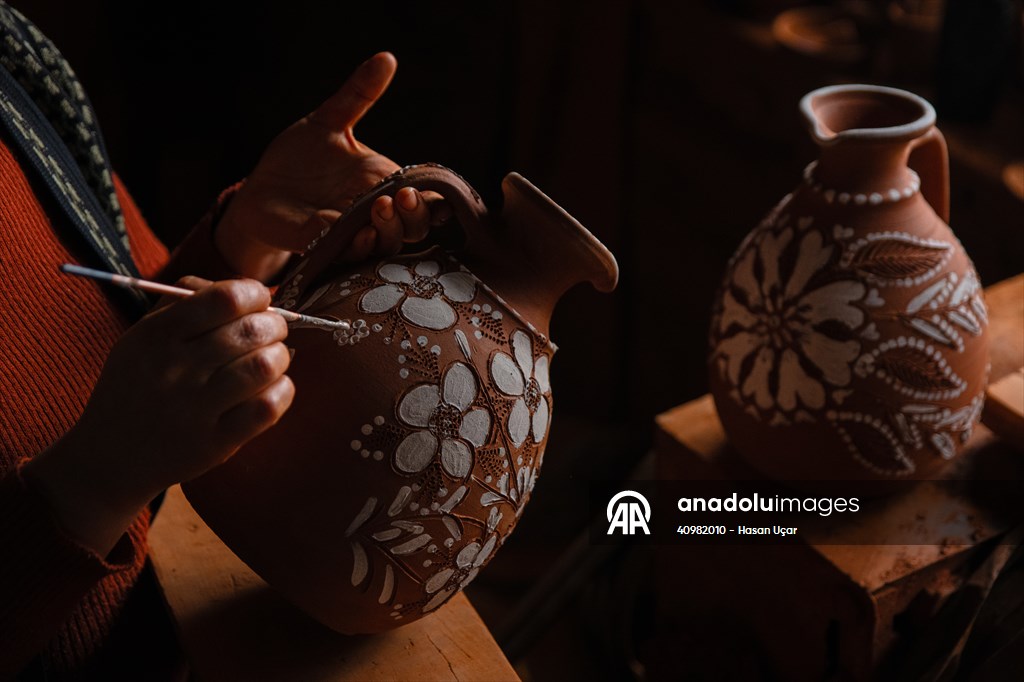 Karacasu’da çömlekçilik geleneği sürdürülüyor