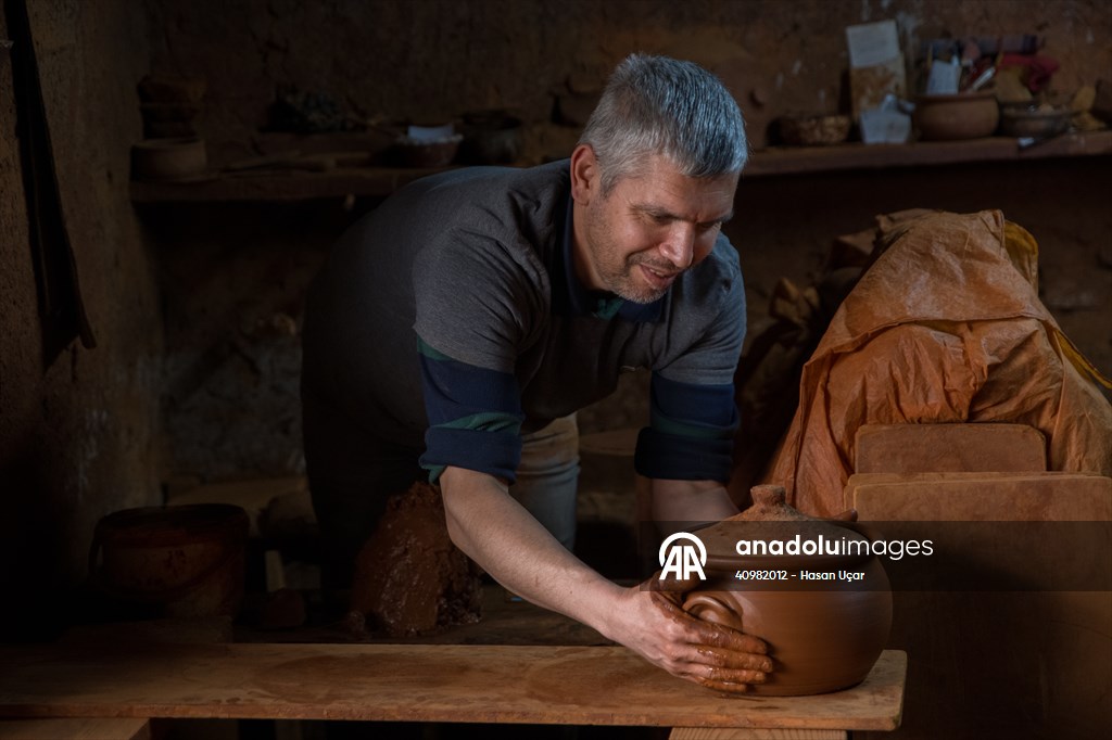 Karacasu’da çömlekçilik geleneği sürdürülüyor