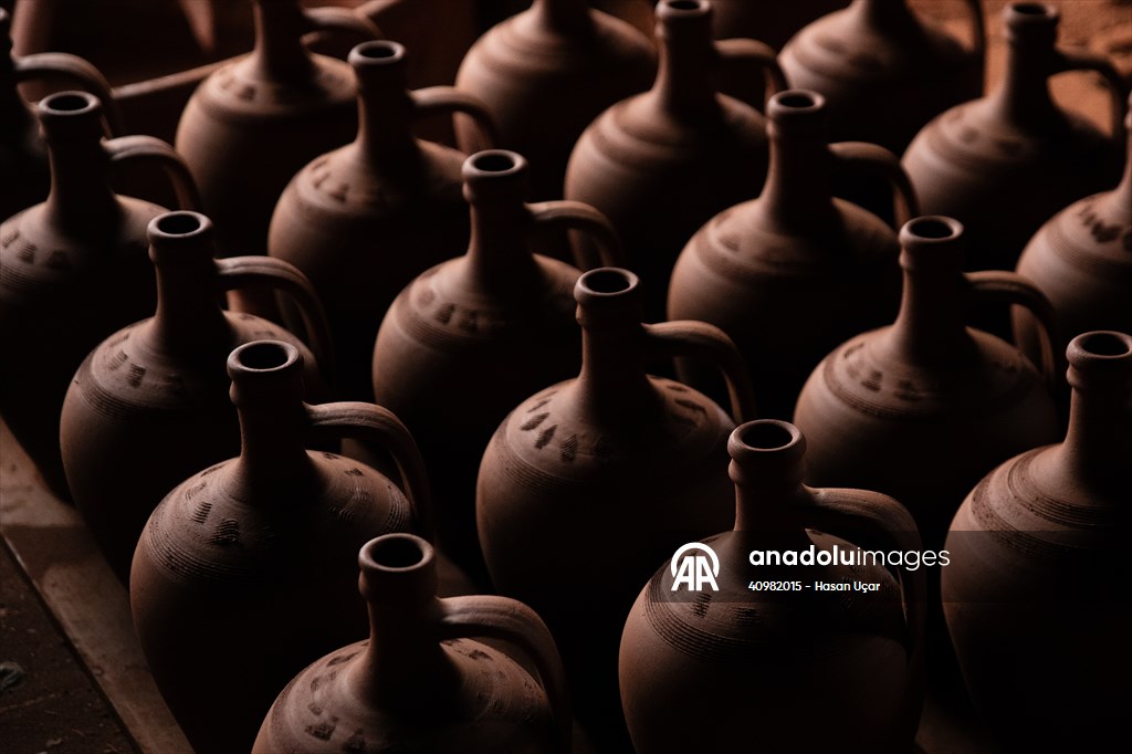 Karacasu’da çömlekçilik geleneği sürdürülüyor