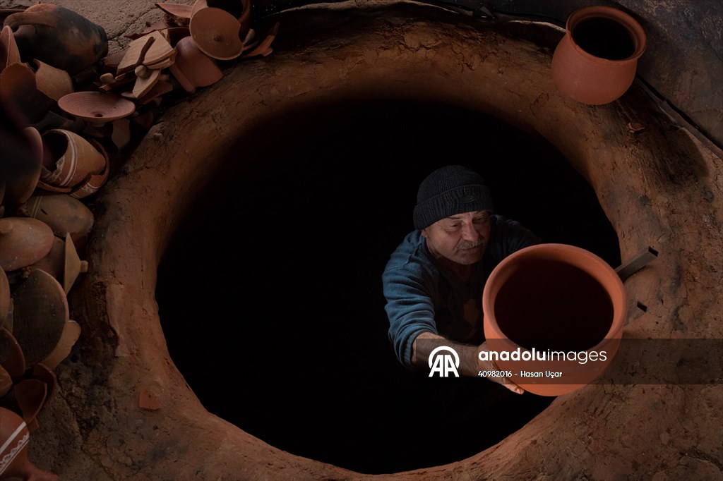 Karacasu’da çömlekçilik geleneği sürdürülüyor