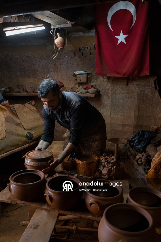 Karacasu’da çömlekçilik geleneği sürdürülüyor