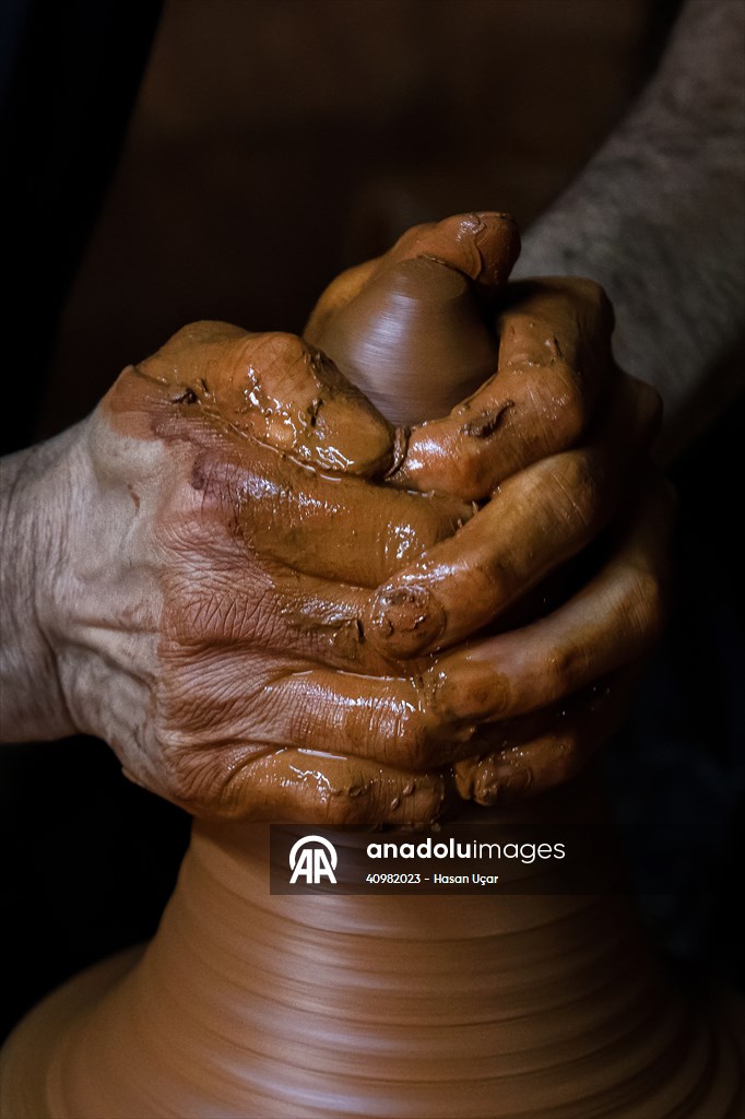 Karacasu’da çömlekçilik geleneği sürdürülüyor