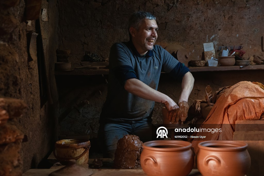 Karacasu’da çömlekçilik geleneği sürdürülüyor