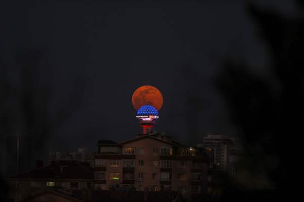 Full moon in Ankara​​​​​​​​​​​​​​