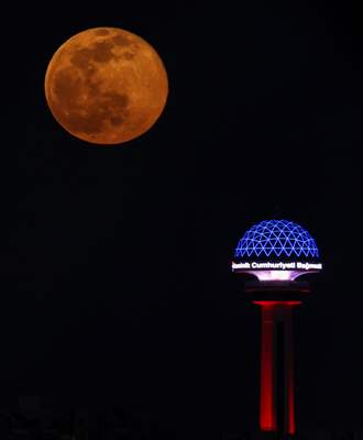 Full moon in Ankara​​​​​​​​​​​​​​