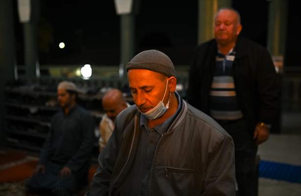 Tarawih prayer of Ramadan at the Auburn Gallipoli Mosque in Sydney