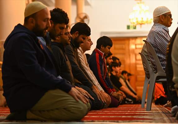 Tarawih prayer of Ramadan at the Auburn Gallipoli Mosque in Sydney