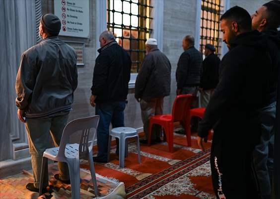 Tarawih prayer of Ramadan at the Auburn Gallipoli Mosque in Sydney