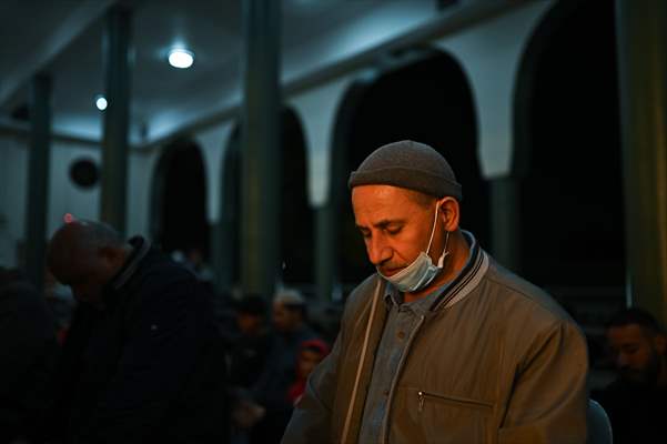 Tarawih prayer of Ramadan at the Auburn Gallipoli Mosque in Sydney