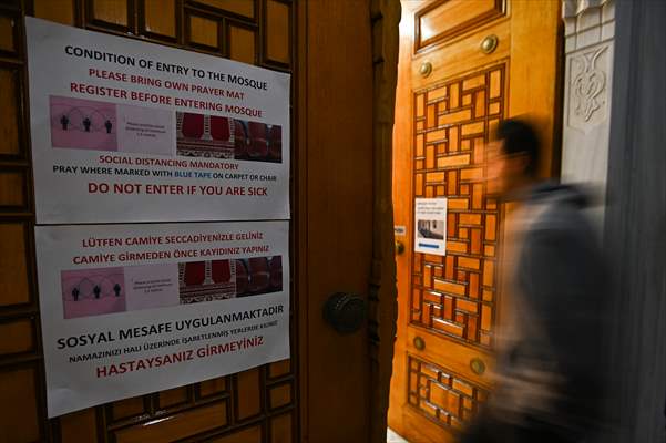 Tarawih prayer of Ramadan at the Auburn Gallipoli Mosque in Sydney