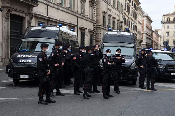Draghi government protested in Italy over Covid-19 measures