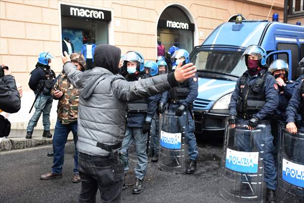 Draghi government protested in Italy over Covid-19 measures