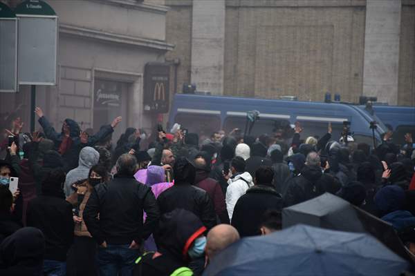 Draghi government protested in Italy over Covid-19 measures