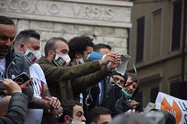 Draghi government protested in Italy over Covid-19 measures
