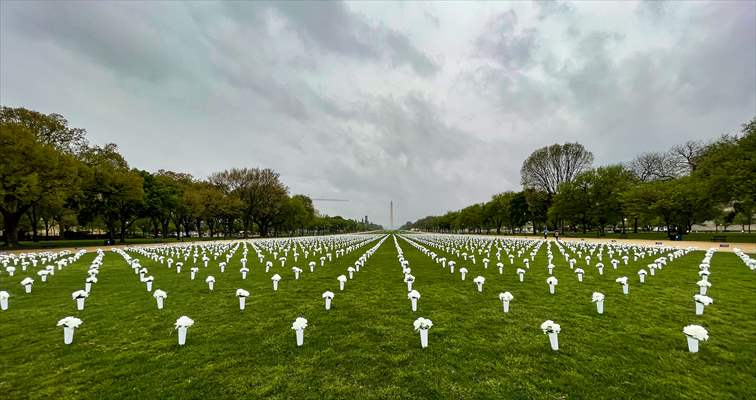 The Gun Violence Memorial On National Mall To Remember Victims Of Gun Violence