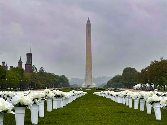 The Gun Violence Memorial On National Mall To Remember Victims Of Gun Violence