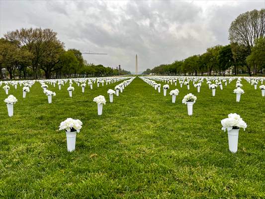 The Gun Violence Memorial On National Mall To Remember Victims Of Gun Violence