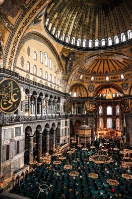 First Friday prayer of Ramadan at Hagia Sophia Grand Mosque