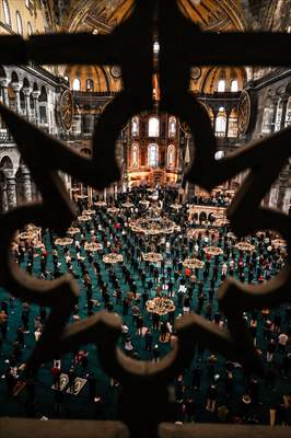 First Friday prayer of Ramadan at Hagia Sophia Grand Mosque