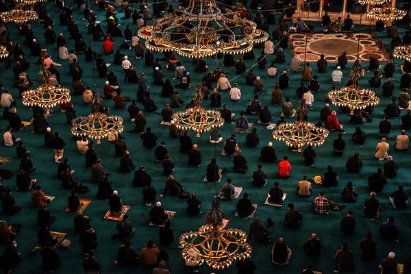 First Friday prayer of Ramadan at Hagia Sophia Grand Mosque