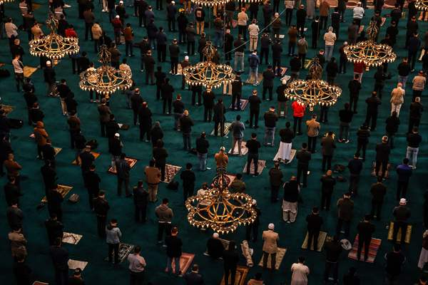 First Friday prayer of Ramadan at Hagia Sophia Grand Mosque