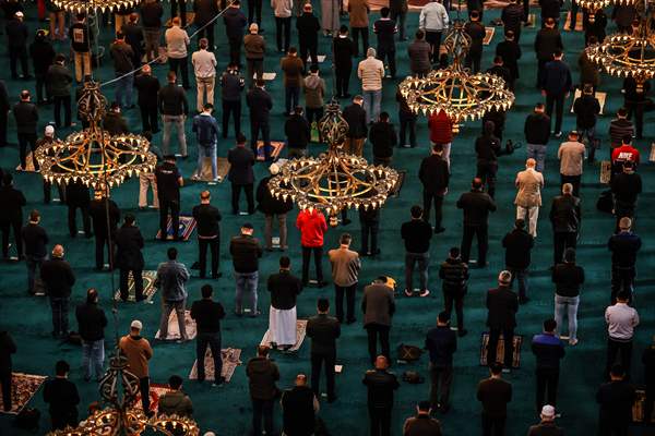 First Friday prayer of Ramadan at Hagia Sophia Grand Mosque