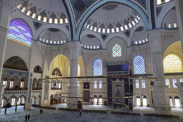 Grand Camlica Mosque in Istanbul